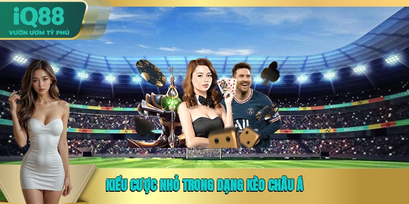 Kiểu cược nhỏ trong dạng kèo châu Á Kiểu cược nhỏ trong dạng kèo châu Á