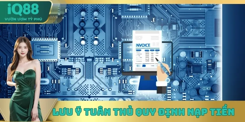 Lưu ý tuân thủ quy định nạp tiền IQ88 Lưu ý tuân thủ quy định nạp tiền IQ88